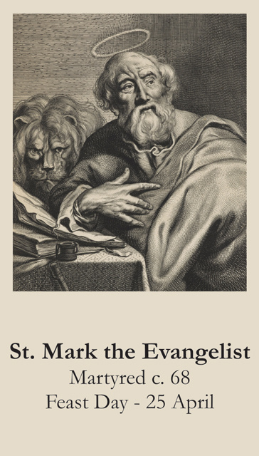 St. Mark Prayer Card